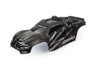 Traxxas E-Revo Karosserie schwarz mit Aufkleber TRX8611R...