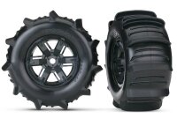 Traxxas Paddle Kompletträder X-Maxx 2 Stk. Reifen...