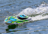 TRAXXAS BLAST RennBoot RTR weiß/orange +12V+Lader+Akku TRX38104-1ORNG Boot