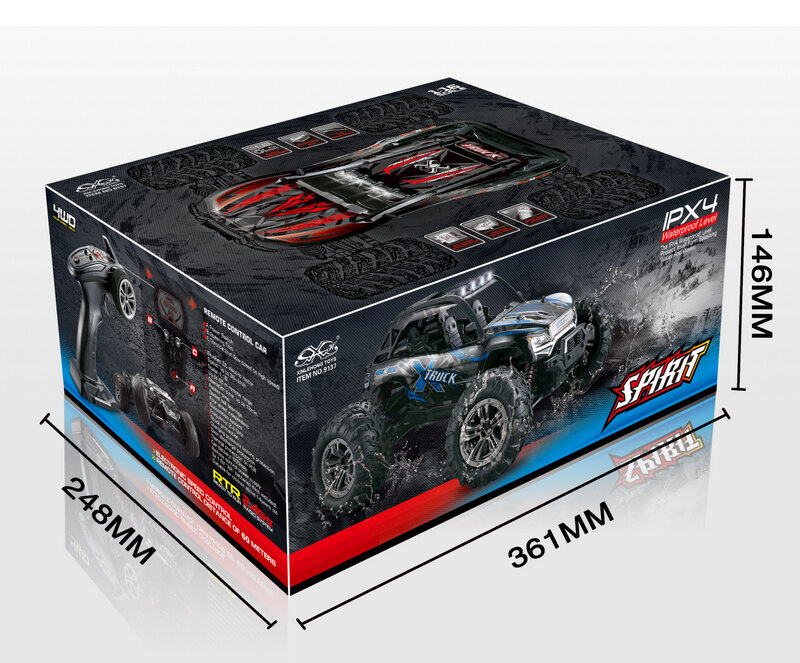 Absima 1:16 EP High Speed Performance Touring Car Fun Maker Stars'n Grey 4WD Brushless RTR