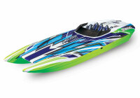 Traxxas M41 DCB Rennboot Widebody 6S TSM RTR Catamaran TRX57046-4GRNX Grün