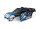 Traxxas E-Revo Karosserie blau mit Aufkleber TRX8611x Karo