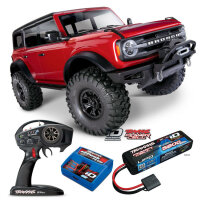 Traxxas TRX-4 2021 Ford Bronco COMBO 1:10 4WD RTR Crawler TQi 2.4GHz TRX92076-4RED