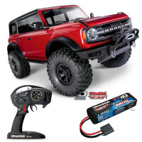 Traxxas TRX-4 2021 Ford Bronco incl. Lipo 1:10 4WD RTR Crawler TQi 2.4GHz TRX92076-4RED