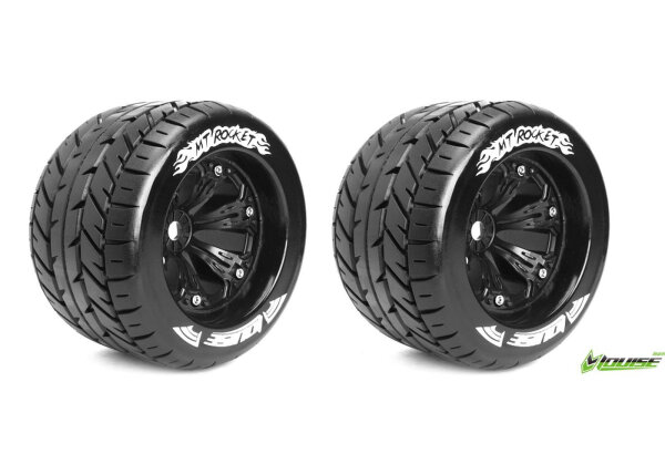 Louise Reifen+Felgen 1:8 MT Rocket 17mm Räder Traxxas Summit LOUT3217BH