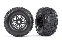 Traxxas MAXX Räder Reifen incl. Felgen Dual-Profil...