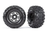 Traxxas MAXX R&auml;der Reifen incl. Felgen Dual-Profil...