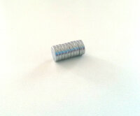 10 Stück Extra starke Neodym Magnete 10 x 1,5 mm...