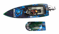 AMEWI RC Powerboot Bullet V4 4S Rennboot Brushless ARTR 26097