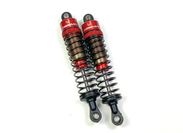 Aluminium Stoßdämpfer einstellbar Gewinde 55 -120mm Absima 1:10 Dämpfer 85mm