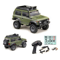 ABSIMA 1:24 Crawler RC Jimny- Green 10023 RTR 4 WD