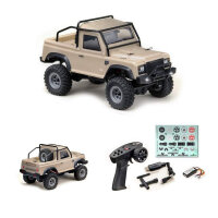 ABSIMA 1:24 Crawler RC RTR 10021 4WD Defender Sand