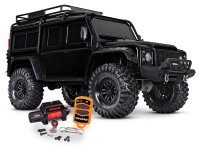 Traxxas Defender SCHWARZ incl.Seilwinde 4x4 RTR Crawler...