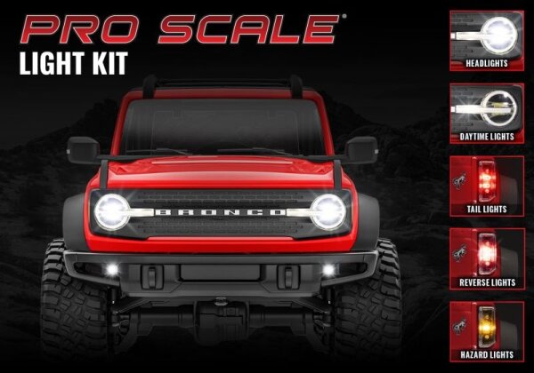 TRAXXAS LED LICHT SET TRX-4M TRX4M Bronco TRX9783