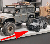 TRAXXAS TRX-4M Land Rover Grau 1/18 RTR silber TRX97054-1SLVR