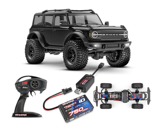 TRAXXAS TRX-4M Bronco 1/18 4x4 RTR TRX97074-1BLK