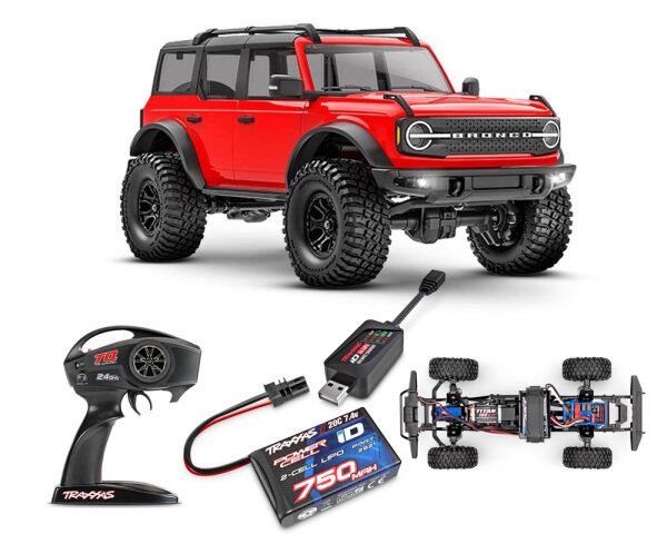 TRAXXAS TRX-4M Bronco 1/18 4x4 RTR TRX97074-1RED