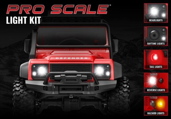 TRAXXAS LED Licht Komplett Set TRX-4M Defender 1/18 TRX9784