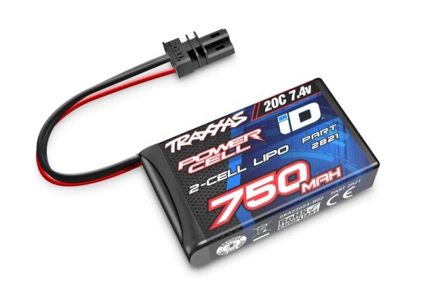 TRAXXAS LIPO Akku 750 mAh 7,4V 2 Zellen TRX-4M Defender Bronco TRX2821