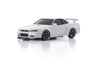 Mini-Z AWD Nissan Skyline GT-R V-Spec Nur.II R34 White (MA020-KT531P) 32629W