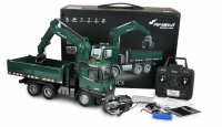 AMEWI Mercedes-Benz Actros Kipper LKW 1:14 RC Kran Sound etc.22568