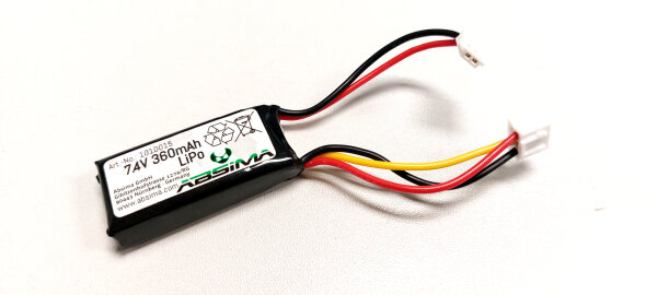 Absima LiPo 2S/7.4V 360mAh f&uuml;r 1:24 Micro Crawler 1010015