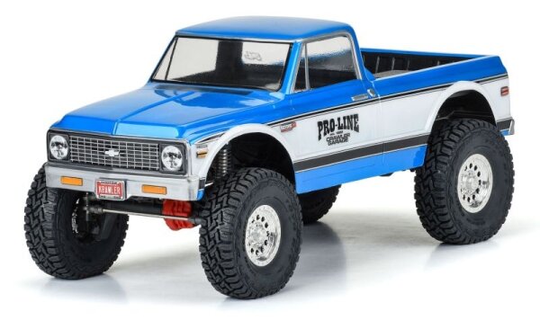 Pro-Line 1972 Chevy K-10 Karo klar für 313mm Radstand Crawler TRX-4
