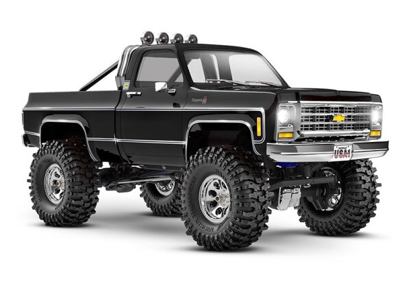 TRAXXAS TRX-4M Chevy K10 4x4 lifted schwarz 1/18 Crawler RTR + Lipo +USB Ladegerät TRX97064-1BLK
