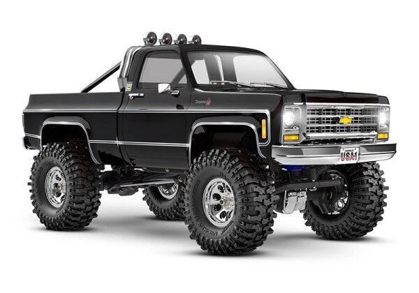 TRAXXAS TRX-4M Chevy K10 4x4 lifted schwarz 1/18 Crawler RTR + Lipo +USB Ladeger&auml;t TRX97064-1BLK