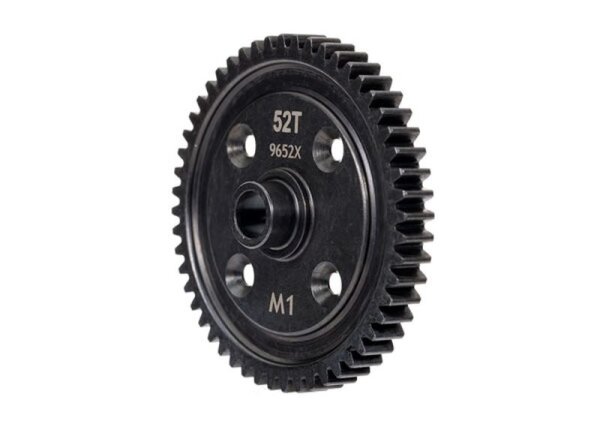 Hauptzahnrad Stahl maschinell 52Z (Modul 1.0) TRAXXAS Sledge TRX9652X