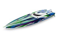 TRAXXAS SPARTAN SR grün 36-Zoll Rennboot Self-Righting Brushless TRX103076-4-GRN