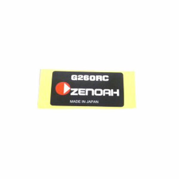 Zenoah g260 Sticker f&uuml;r Seilzugstarter Pullstarter g260 g230 g270 Aufkleber