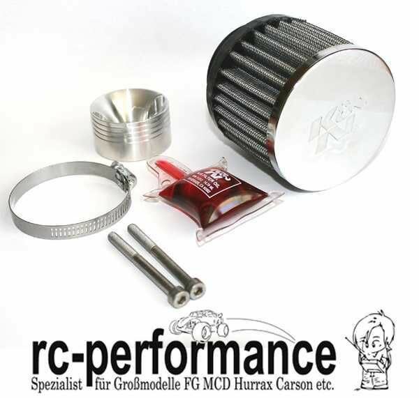 K&amp;N Tuning Luftfilter CNC Gefr&auml;st FG HPI MCD CF DDM Carson Smarttech