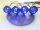 Led Scheinwerfer 4-fach versch. Farben Lichterleiste Traxxas Tamiya Jamara LED&acute;s blau