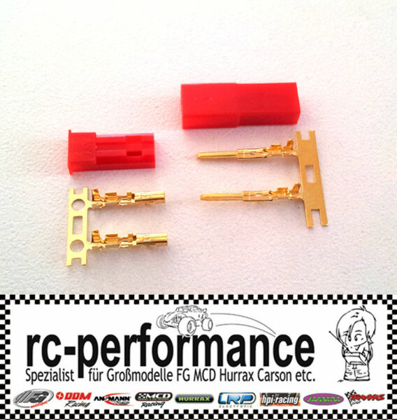 BEC Buchse und Stecker Goldkontakt  MPX FG MCD Hurrax Hörmann Lipo Akku