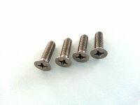 Edelstahlschrauben M4 x10 mm V2A Kreuzschlitz Senkkopf...