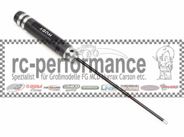 Hudy Innensechskant 111540 1,5 mm 120mm Innensechskantschlüssel mit Alu Griff  Schraubendreher