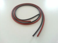 Silikonkabel 2,5qmm Schwarz oder Rot 1 Meter flexibel...