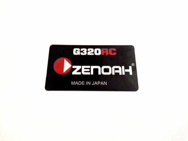 Zenoah g320 Sticker für Seilzugstarter Pullstarter g260 g230 g270 Aufkleber