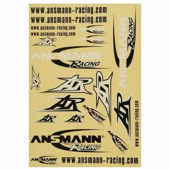 Aufkleber Dekorbogen Ansmann Racing Sticker FG Virus