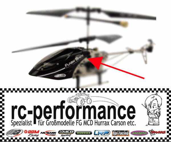 Haube / F&uuml;hrerhaus / Karosserie AirAce Flash Back Heli Commander Swift 
