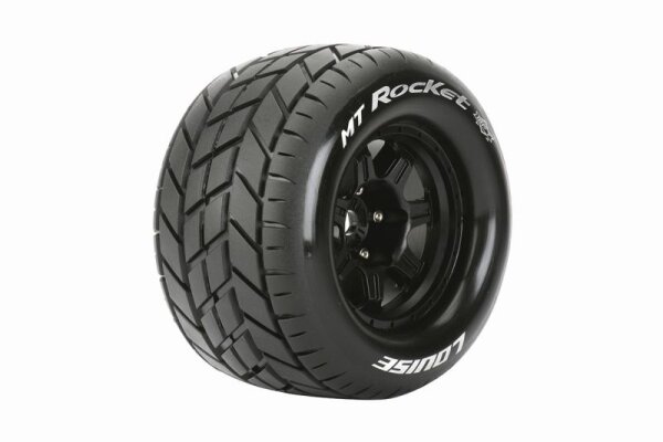 Louise Reifen+Felgen 1:8 MT Rocket 17mm Räder Traxxas Summit LOUT3320BH