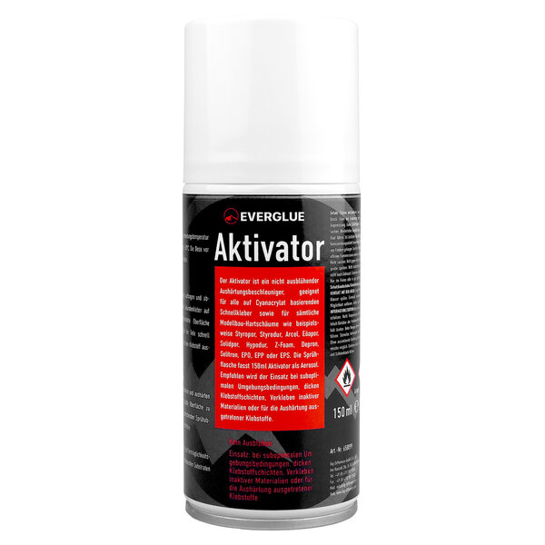 Aktivator Spray f&uuml;r Sekundenkleber 150ml Kleber FG Hurrax MCD Jamara Deagostini