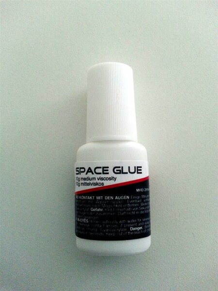 Space Glue10g Sekundenkleber Pinsel Kleber mittelflüssig EPP Styro EPO