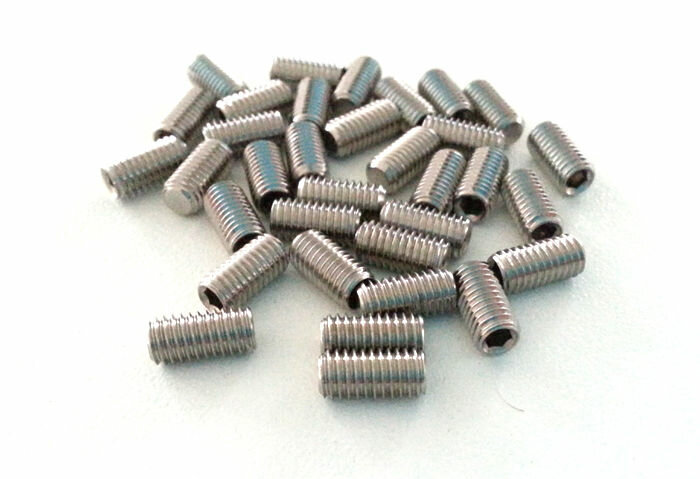 Gewindestifte M5x4mm 40 Stück - Madenschrauben Innensechskant