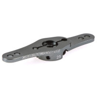 Aluminium Servo Doppel Arm 25Z (2-Ebenen) Grau Futaba...