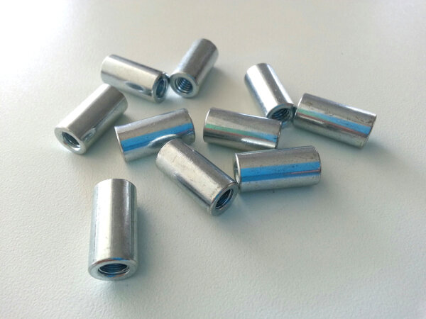 Abstandsbolzen M6 Innengewinde 30mm Länge FG Abstandshalter Gewindehülse Distanzhülse