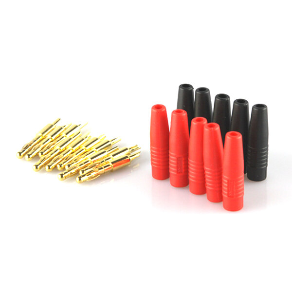 Goldkontakt Bananenstecker 5 Paare 4mm f. Ladegerät 600025