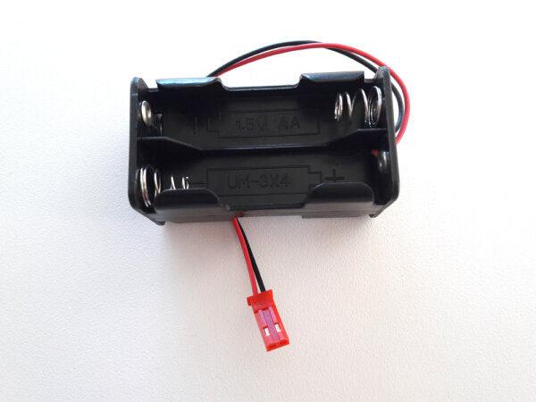 Batterie Box für 4x Mignon Zellen AA mit BEC Stecker Empfänger Akku FG