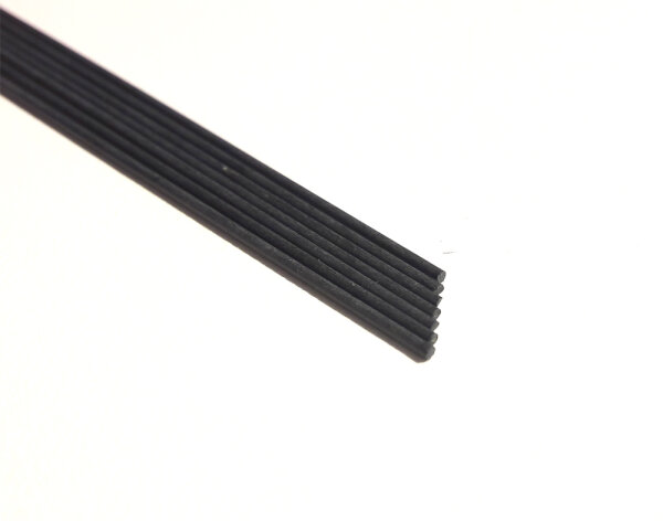 Carbon Fiber Stab 1mm x 750mm CFK Rundstab Kohlefaser